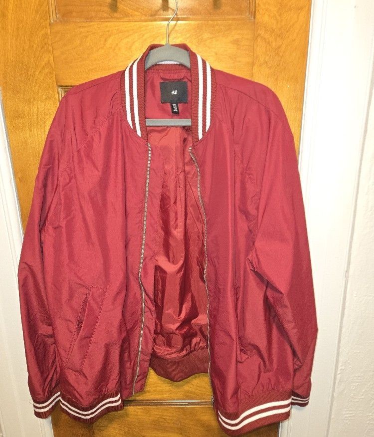 H&M Red Bomber Jacket