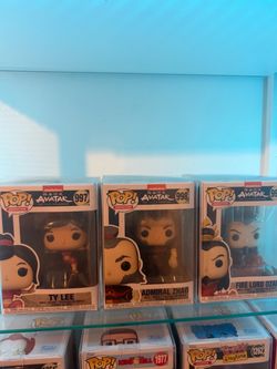 Funko Pop Avatar Last Airbender Lot of 3