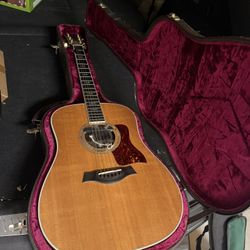 1997 Taylor 810 Dreadnought Acoustic Guitar Natural 