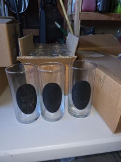 Clear Glass tumbler set