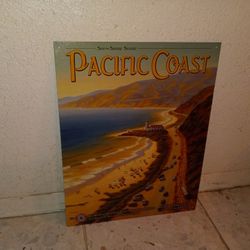 Man Cave Tin Poster "Pacific Coast"