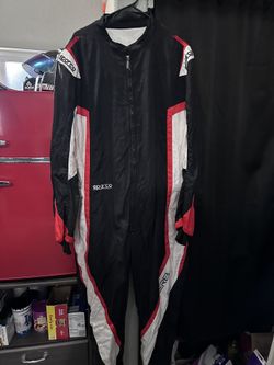 Sparco Racing Karting Suit And Shoes