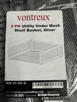 Under Shelf Wired Mesh Drawer