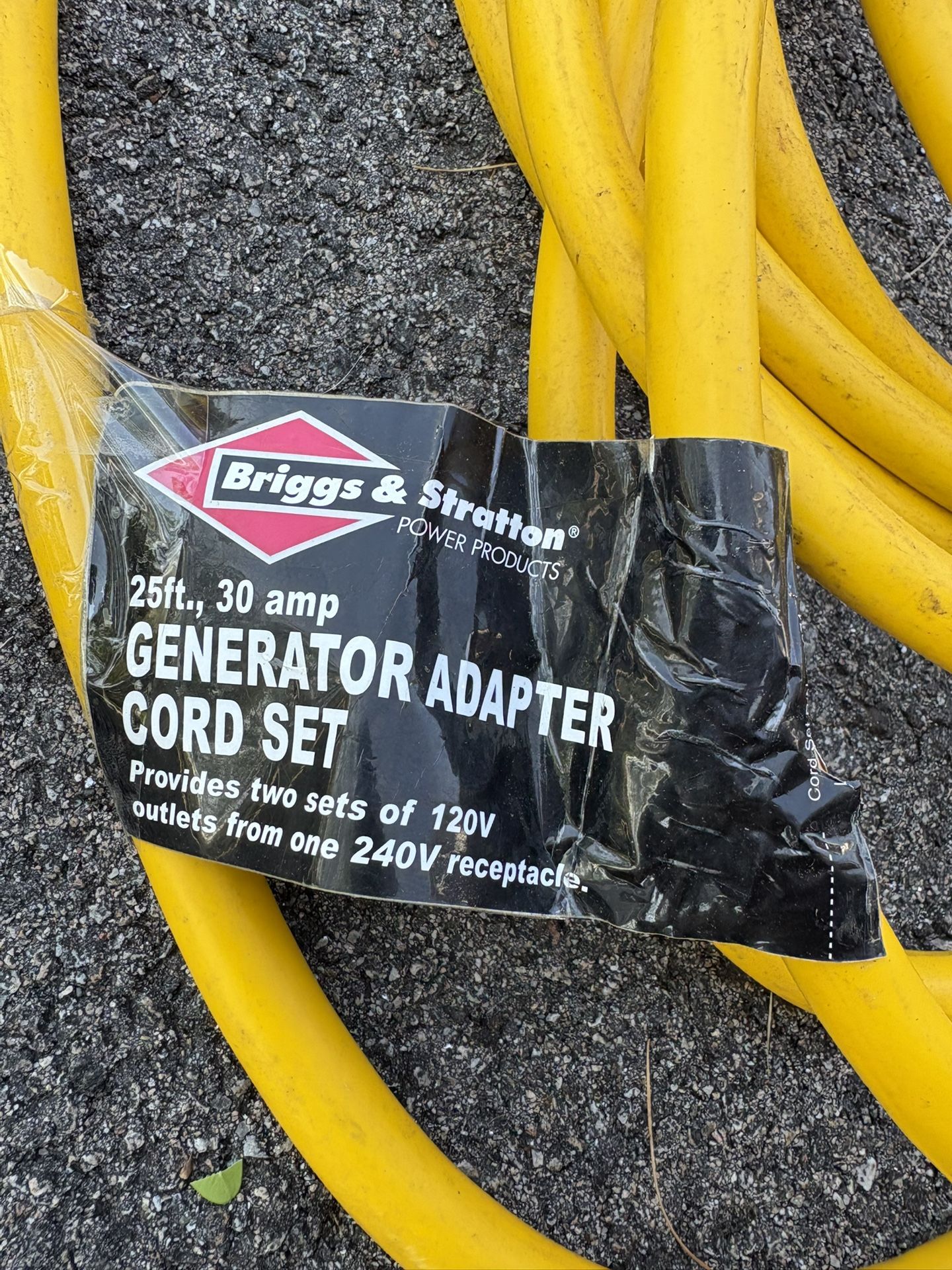 Generator Adapter Cord Set