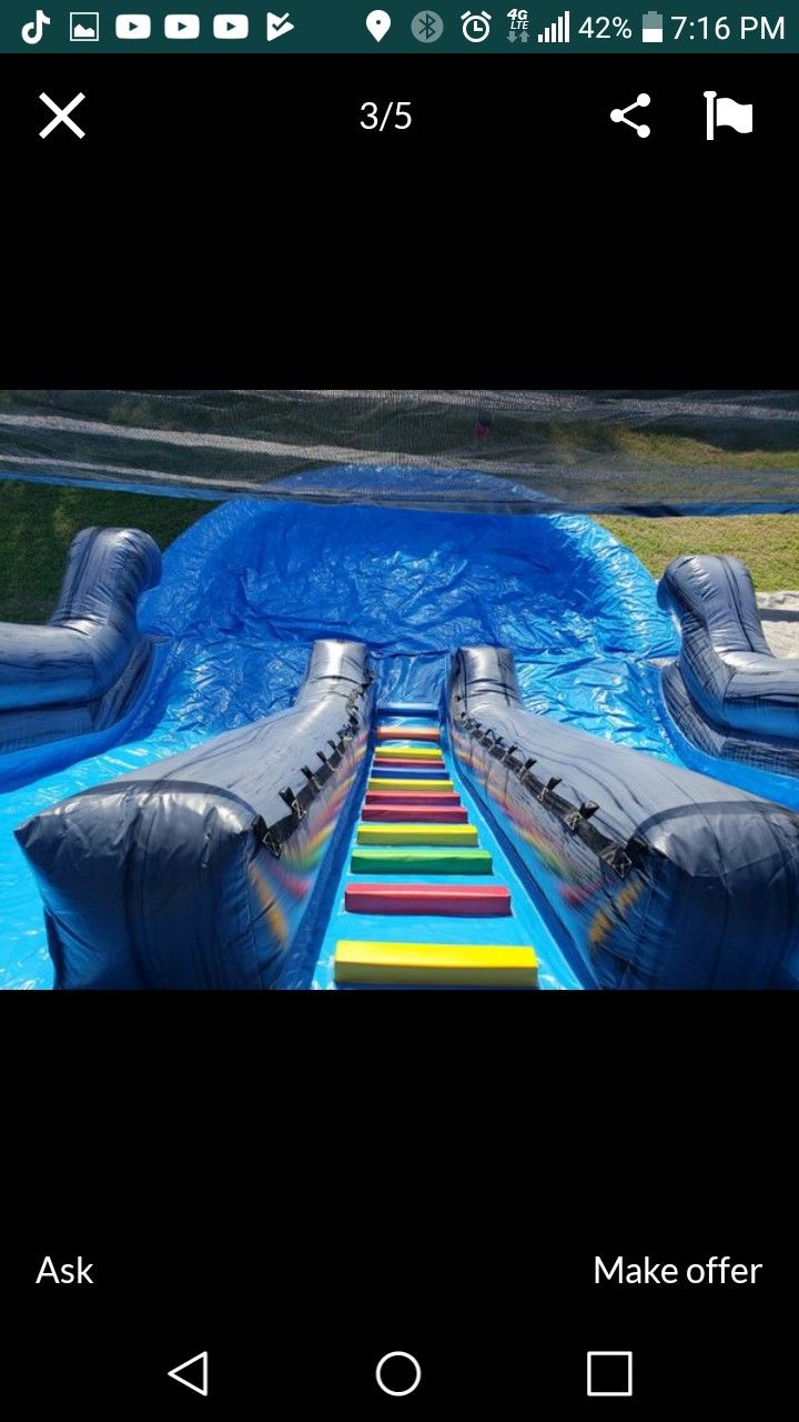 Moonwalk Waterslide