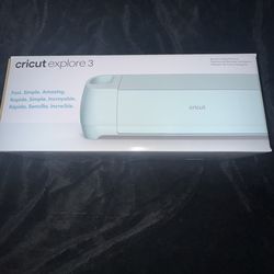 Cricut Explore 3 Smart Die-Cutting Machine Mint with $50 Digital Content