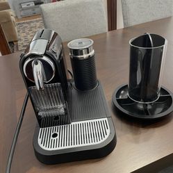 Nespresso Espresso Machine w/ Milk Frother & Pod Holder