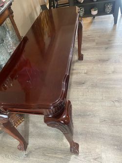 Entry wood table