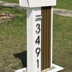 MailStand, Handcrafted MailBox, Custom Mailstand 