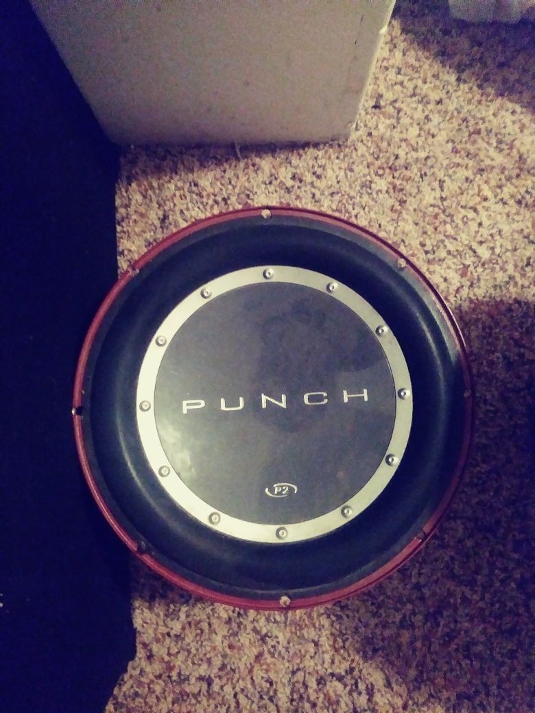 Old School Rockford Fosgate Punch P2 10-inch subwoofer