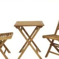 Sunnydaze Decor  3-Piece Brown Bistro Patio Set

