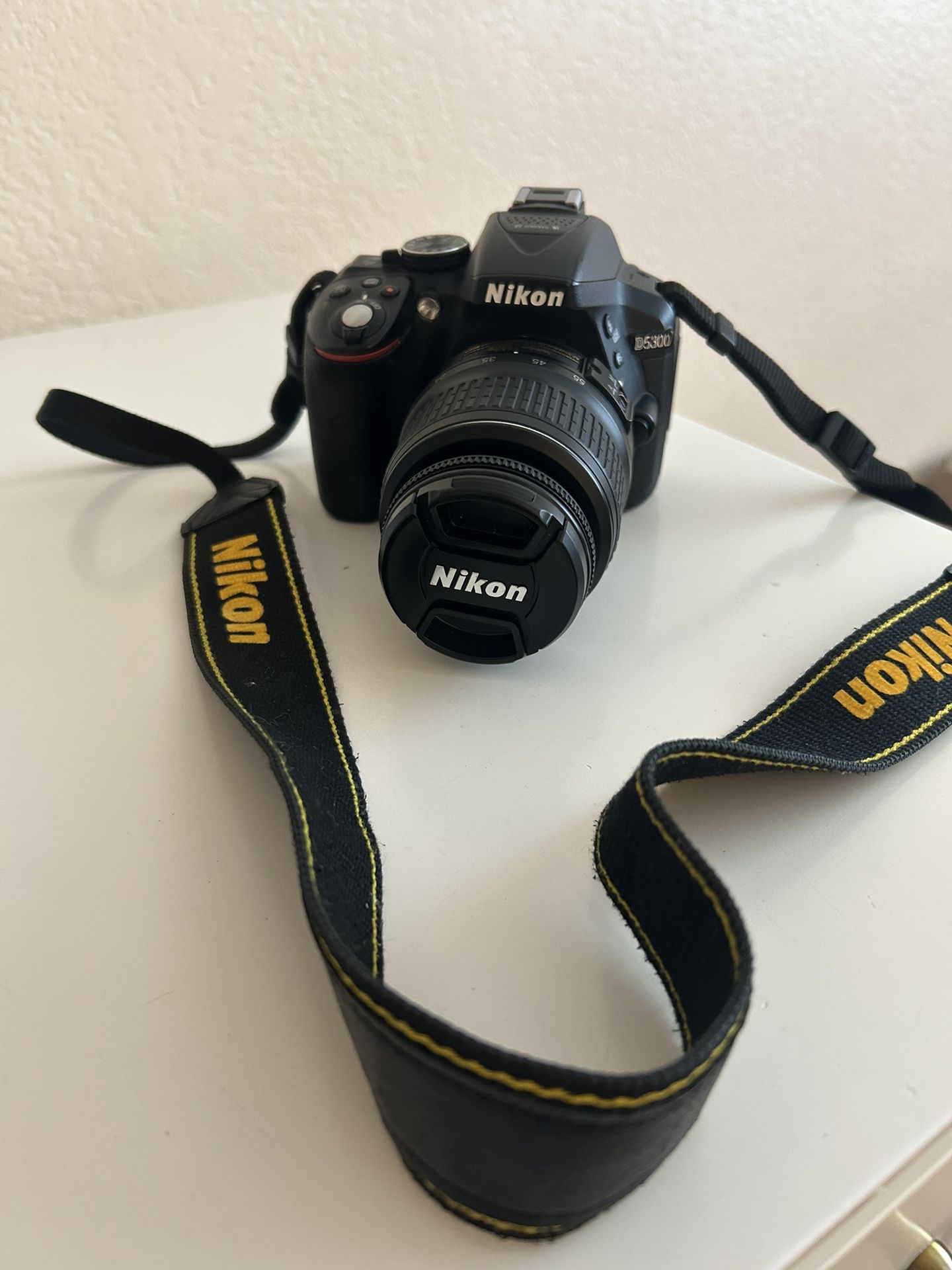 Nikon D5300 Body, Lens, Camera Case, & Battery