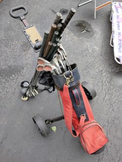 Golf clubs and caddie $75 obo