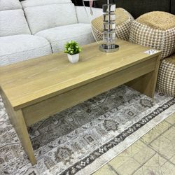 Whitlee Lift-Top Coffee Table, Natural