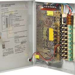 12V DC CCTV power distribution box,
