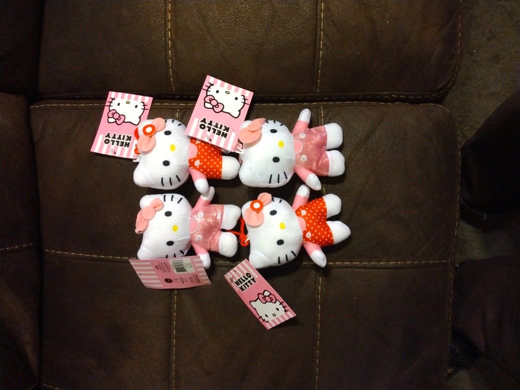 Hello Kitty Clip On Keychain And Money Bag