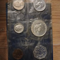 1962 Philadelphia Mint Full Year Coin Sheet