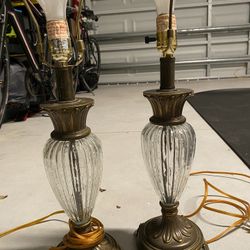 Vintage Set Of Beautiful Lamps
