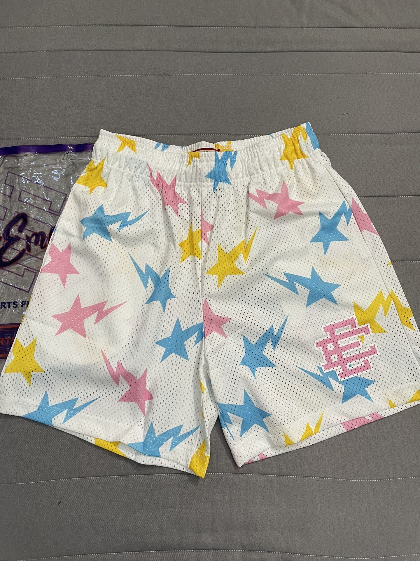 AUTHENTIC Eric Emmanuel X Bape Shorts | WHITE, YELLOW, BLUE, PINK