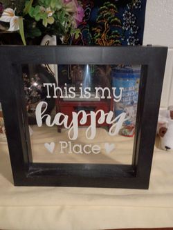 This is My Happy Place Lighted Wall sign.
