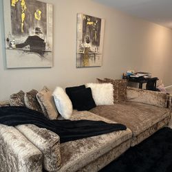 BIG Gold Couch 