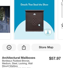 Architectural Mailboxes Bordeaux Wall Mount Mailbox