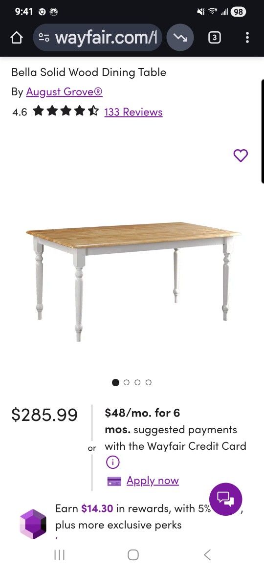 Farm Style Dining Room Table 