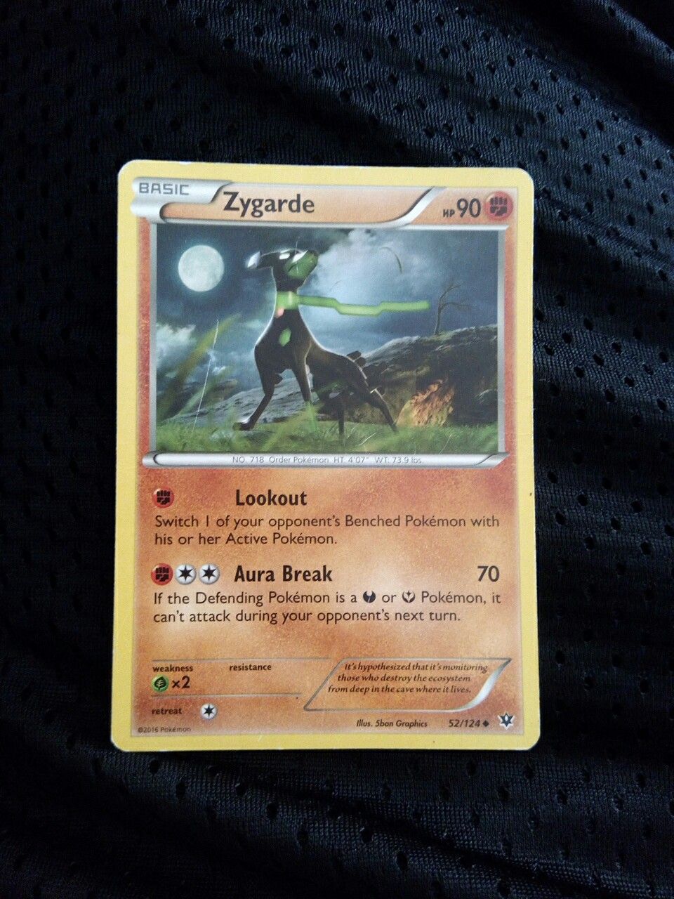Zygarde pokemon card