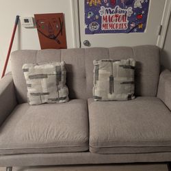 Beige Two‑Seater Couch