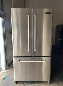 Jenn-Air French Door Refrigerator, Stainless Steel, Excellent Condition, FrenchDoor, IceMaker
