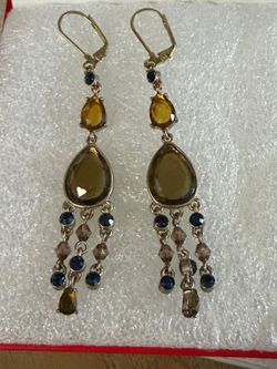 Aretes Gold Filled Piedras diferente modelo joyería antigua cada uno