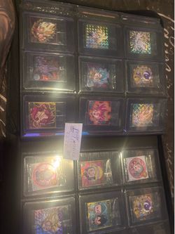 Dbz cards / stickers
