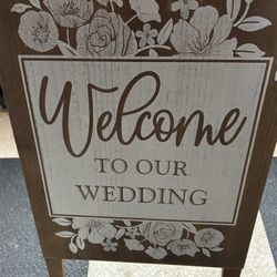 Wedding Welcome Sign