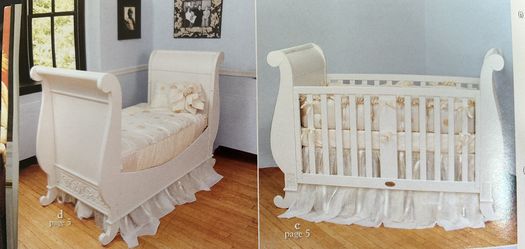 Chelsea Sleigh Crib Gold Wood for Sale in Gurnee IL OfferUp
