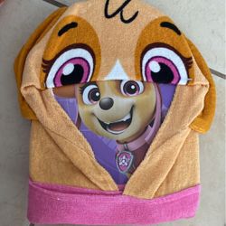 Paw patrol Skye hooded towel