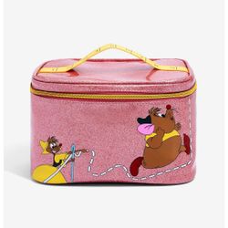 Disney Danielle Nicole Cinderella Gus Mice Train Cosmetic Case Makeup Holder