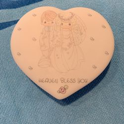 Precious moments/Heaven bless you two piece jewelry box