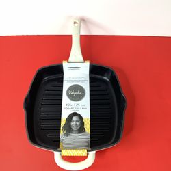 New* Ayesha Curry Cast Iron Square Grill 10in 