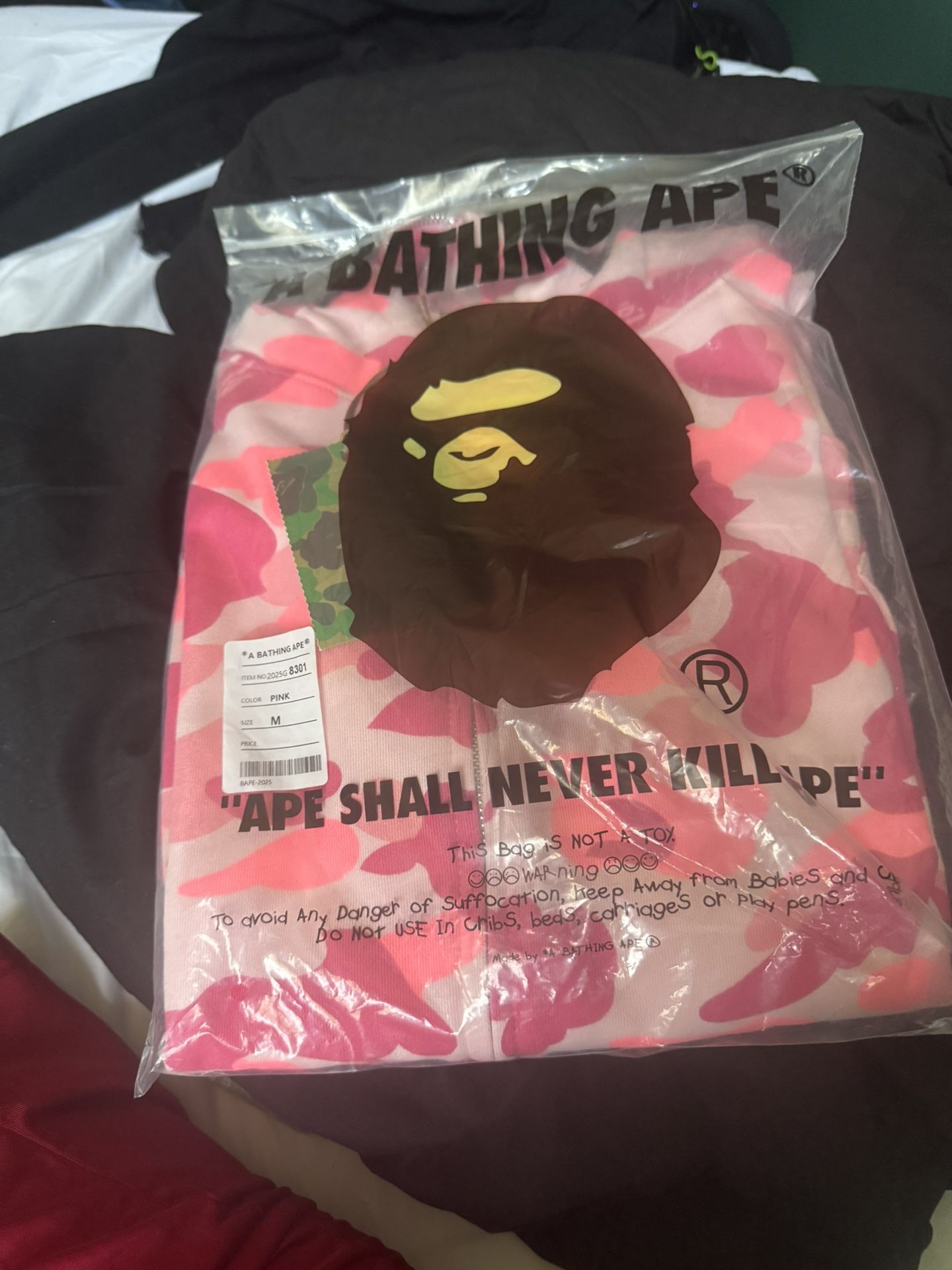 Pink Bape Hoodie