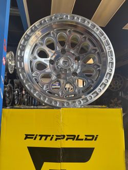 On Sale. Fittipaldi 17x9 5x139.7 5x150 machine wheels & 33x12.50-17 TIRES For Dodge Ram 1500 & Toyota tundra Sequioa Lexus suv 5 lug (We Finance)