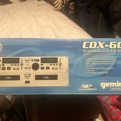 Gemini CDX-602 Professional CD Player (DJ)