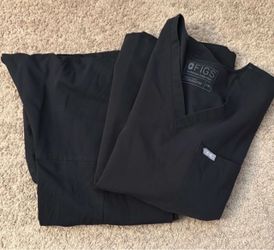 Black figs scrubs set