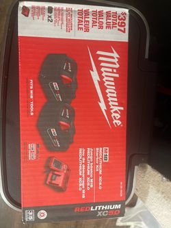 milwaukee 2 battery and charger