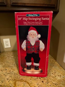 hip swinging santa