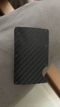Carbon Fiber Slim Card Holder Wallet
