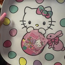 Hello Kitty Easter Plates 