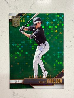 2026 Donruss Elite #194 Billy Carlson Green Disco White Sox