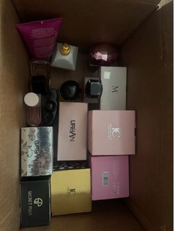 Box of womens perfume