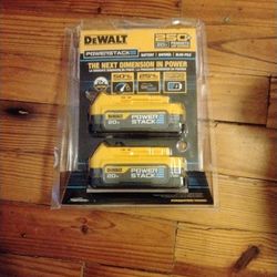 DeWalt Powerstack 20v New Batteries