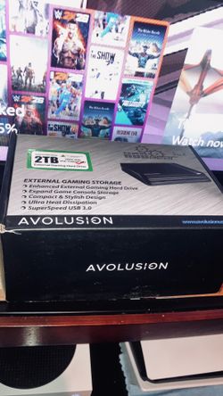 AVOLUSION  2TB EXTERNAL HARD DRIVE